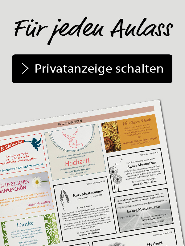 Gleitz Banner Privatanzeigen