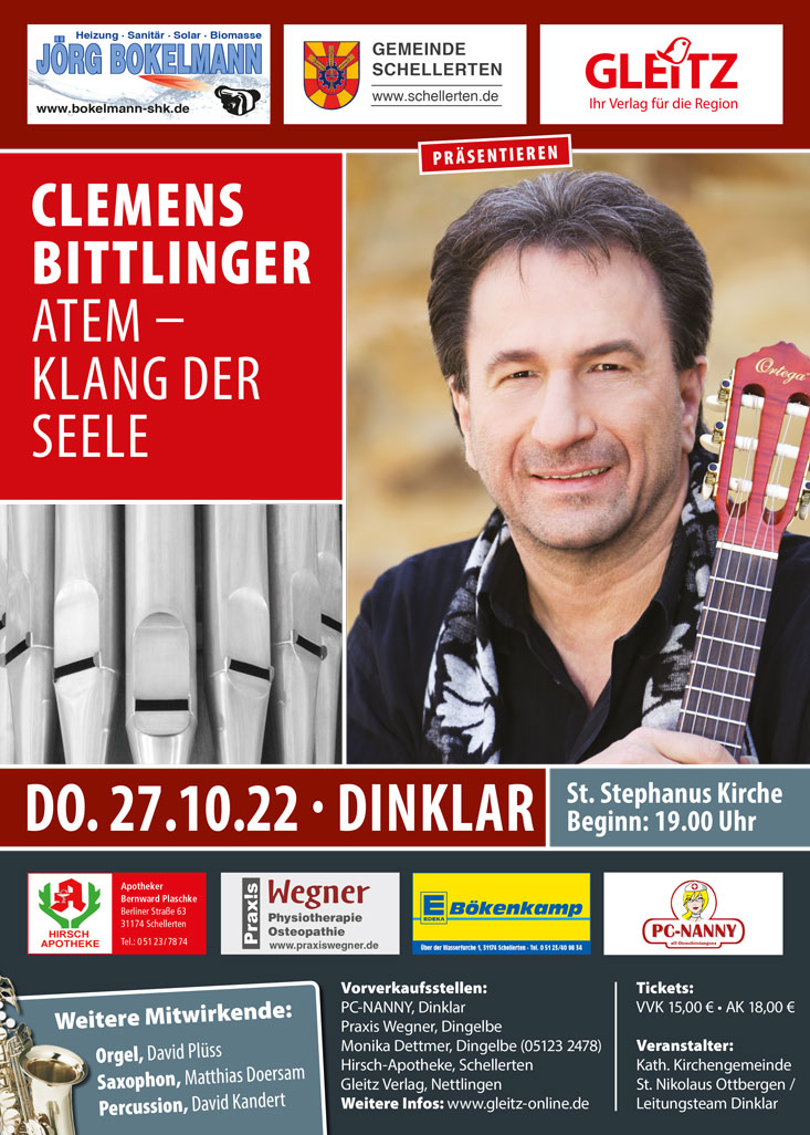 Clemens Bittlinger Plakat