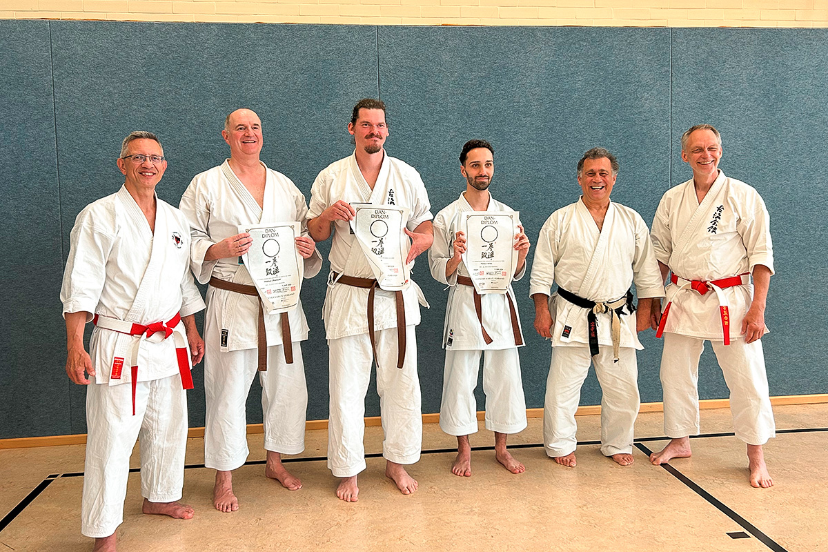 Karate Lehrgang Prüflinge.
