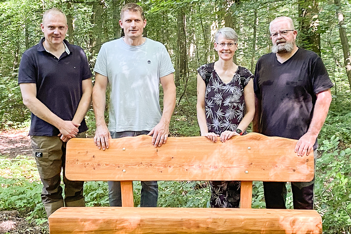 Der Vorstand von links: Christian Cramm, Steffen Schoke, Frauke Bürger und Hans-Wilhelm Rauls.