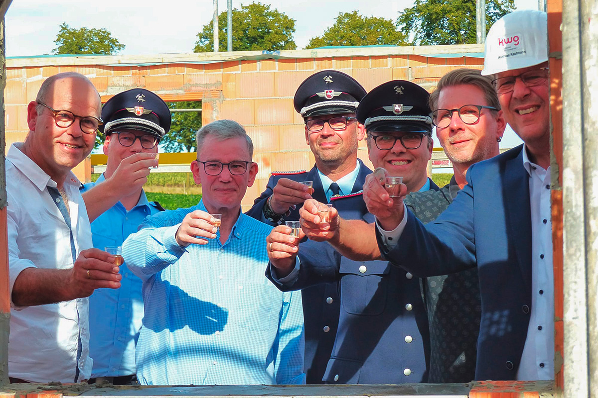 Es wurde angestoßen.