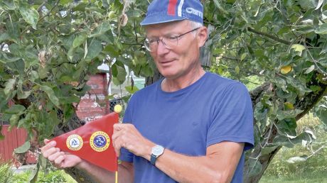 Reinhard Meyer radelte 1.654 Kilometer für den TuS Hasede.