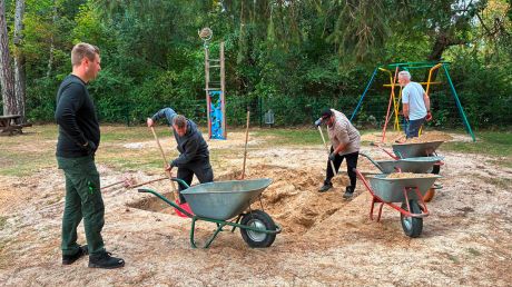Am Abenteuerspielplatz tut sich etwas