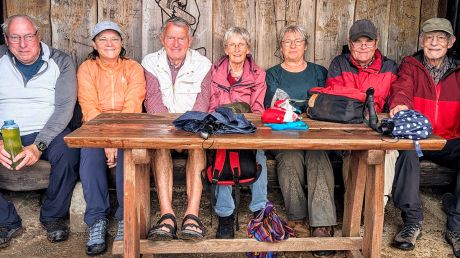 Wendeburger Wanderfreunde hoch über dem Sösetal