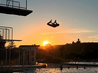 Ein Abend voller guter Laune im Freizeitbad Nordstemmen.